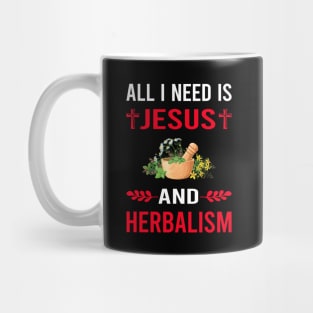 I Need Jesus And Herbalism Herbalist Phytotherapy Herb Herbs Herbal Mug